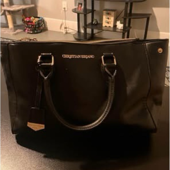 Christian Siriano Elegant Black Tote - Picture 1 of 5